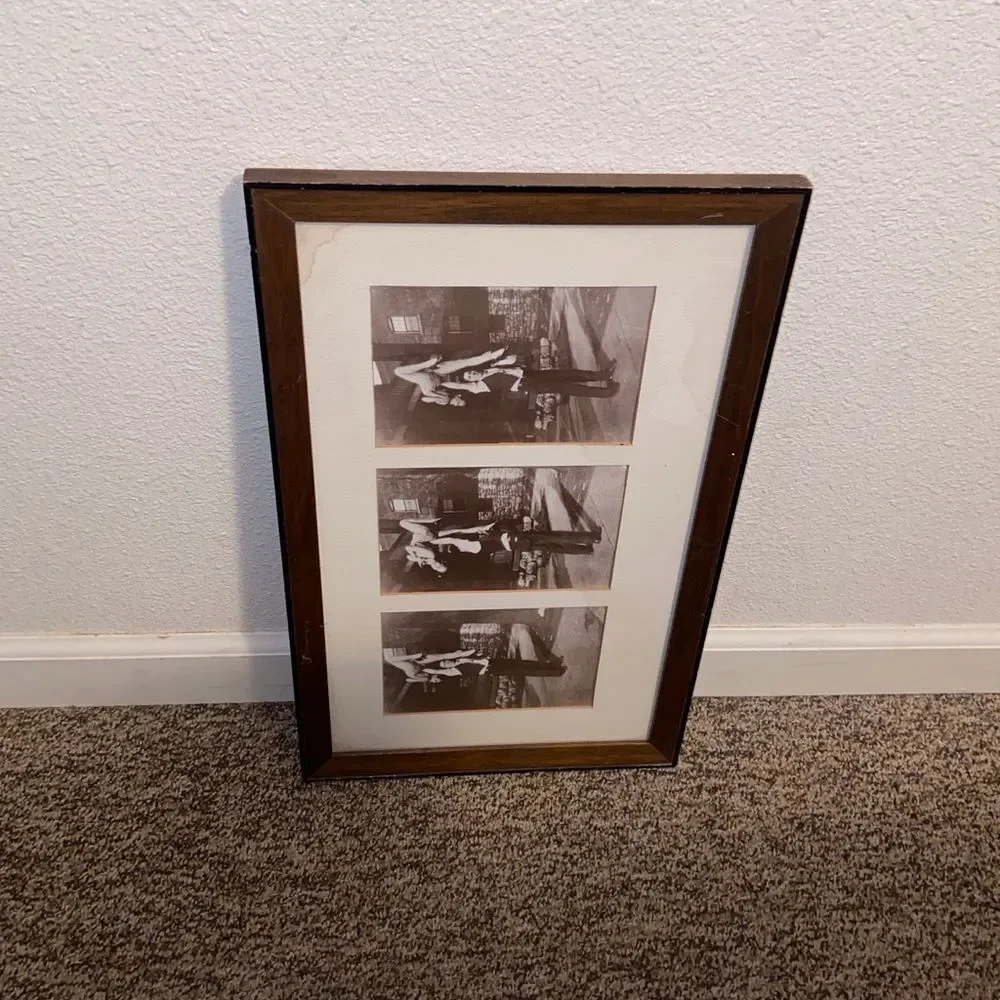 Classic Brown Wooden Picture Frame